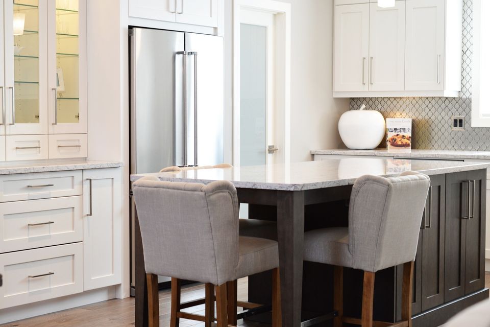 Bright residential kitchen